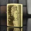 Bật lửa Zippo chính hãng đồng khắc cô gái sexy bản trơn bóng