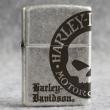 Bật lửa Zippo Chính Hãng Khắc Harley-Davidson Moto Mạ Antique Silver