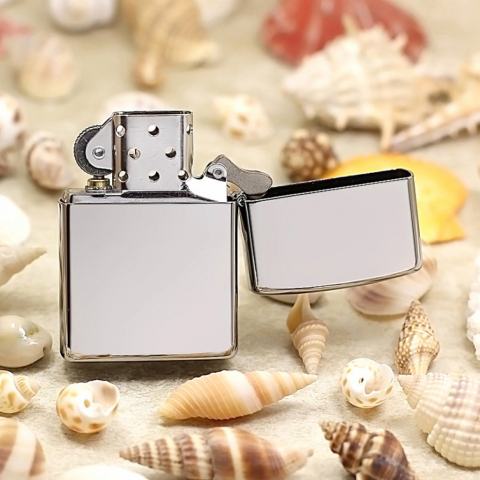 Bật Lửa Zippo Chính Hãng Khảm Trai Hình Hai Chú Cá Heo Đang Bơi