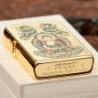 Bật lửa zippo chính hãng mạ vàng đức phật Thích Ca Mâu Ni K24GP