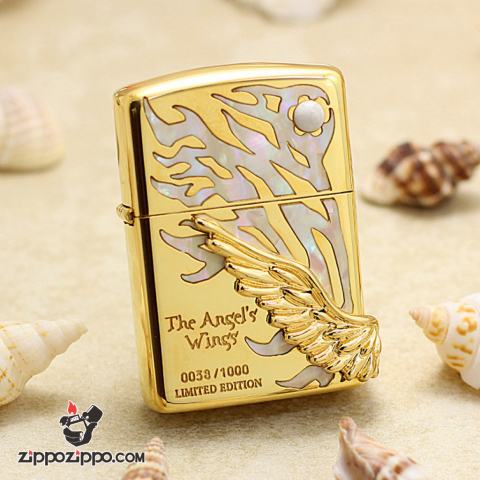 Bật lửa Zippo chính hãng phiên bản giới hạn Hàn Quốc cánh thiên thần