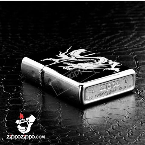 Bật lửa Zippo chính hãng rồng cách điệu quấn xung quanh