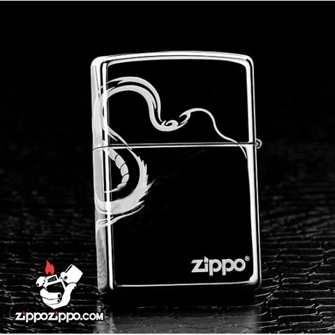 Bật lửa Zippo chính hãng rồng cách điệu quấn xung quanh