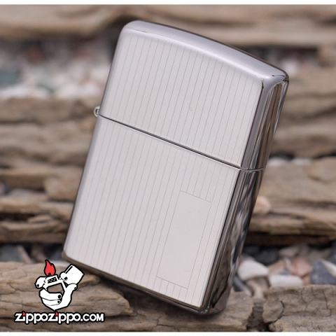 Bật lửa Zippo chính hãng vân sọc dọc thanh lịch