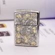 Bật lửa Zippo chính khắc hình kỳ lân phiên bản chrome