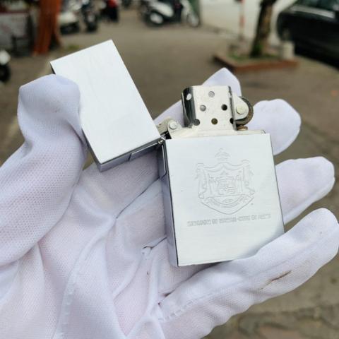 Bật Lửa Zippo Đời Cổ Quý Hiếm Replica 1932 Sản Xuất Năm 1998 Huy Hiệu Vương Quốc Anh