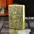 Bật lửa zippo đồng bóng khắc rồng phượng