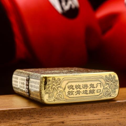 Bật Lửa Zippo Đồng Khắc Vua Đầu Lâu Ver.2 Bản Armor