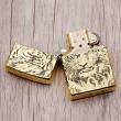 Bật lửa Zippo đồng khối khắc Hổ và móng vuốt