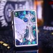 Bật Lửa Zippo Hình Vỏ Sọ Khảm Trai