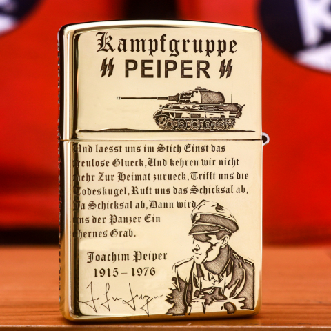 Bật Lửa Zippo Khắc Sĩ Quan Joachim Peiper Đức Quốc Xã