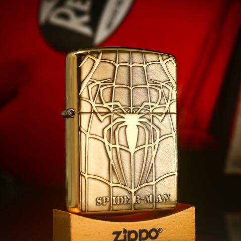 Bật Lửa Zippo Khắc Sprider Man Bản Armor Limited