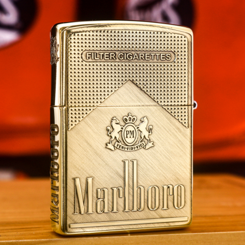 Bật Lửa Zippo Khắc Thương Hiệu Marlboro