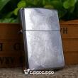 bật lửa zippo mầu bạc khắc chim Phượng hoàng