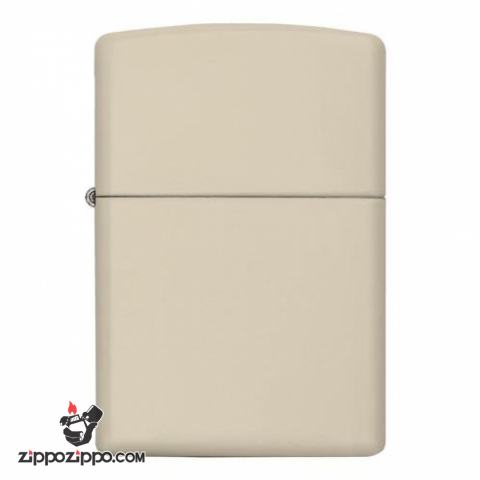 Bật Lửa Zippo Sơn Màu Trắng Kem - SKU 216 – Zippo Cream Matte