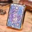 Bật Lửa zippo Màu Vàng Đốt Khắc Hoa Văn