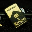 Bật Lửa Zippo Phiên Bản Màu Đen Nứt Khắc Logo Marlboro