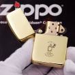 Bật Lửa Zippo Replica 1941 Đồng Nguyên Khối Khắc Logo Ngược