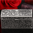 Rương đựng Zippo chạm khắc tinh xảo mạ bạc cổ Ver 1