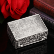 Rương đựng Zippo chạm khắc tinh xảo mạ bạc cổ Ver 1