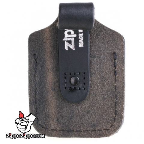 Túi đựng Zippo chất liệu da bò đen