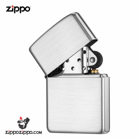 Zippo 13 - Bật lửa zippo chính hãng USA nguyên khối bạc xước