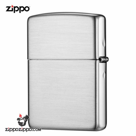 Zippo 13 - Bật lửa zippo chính hãng USA nguyên khối bạc xước