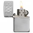 Zippo 29674 – Zippo Armor Multicut Insert Zipper High Polish Chrome