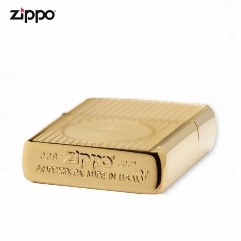 Zippo 49631 – Zippo Phiên Bản Kỷ Niệm Ông Tổ Zippo Mạ Vàng 18K