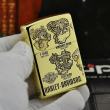 Zippo Chính Hãng đồng khối  Phiên Bản Động Cơ Harley Davidson amor