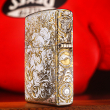 Zippo Chính Hãng Đồng Mạ Chrome Khắc Game Of Thrones Hoạt tiết Ngàn Kiếm