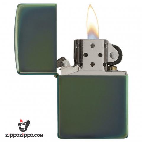 Bật Lửa Zippo Phủ Bóng Màu Xanh Lá - SKU 28129 – Zippo Chameleon