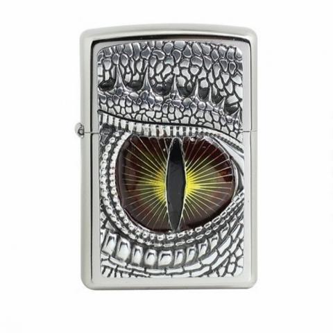 Zippo Chính Hãng Phiên Bản Châu Âu Hình Mắt Rồng 3D