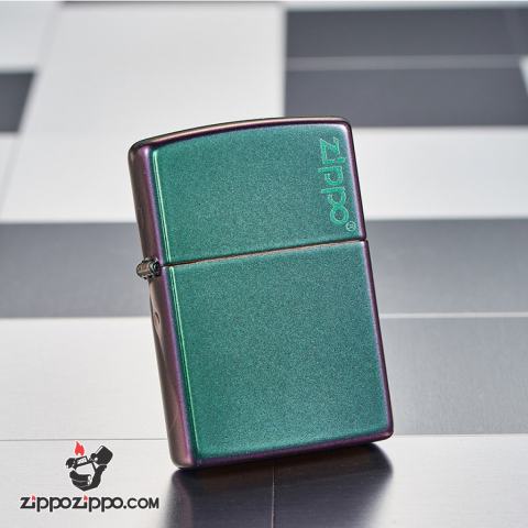 Bật Lửa Zippo Sơn Màu Ánh Cầu Vồng - Logo Zippo SKU 49146ZL – Zippo Iridescent Zippo Logo