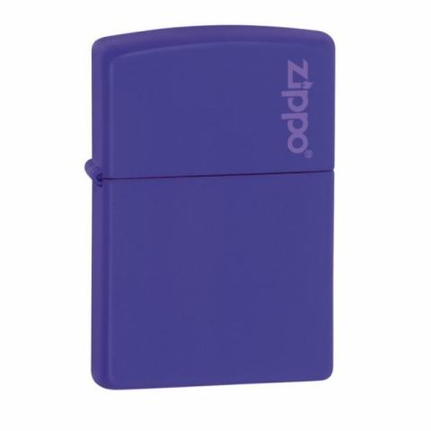 Bật Lửa Zippo Sơn Tĩnh Điện Màu Tím - Logo Zippo SKU 237ZL – Zippo Purple Matte Zippo Logo