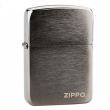 Bật Lửa Zippo 1941 Mạ Chrome Vân Ngang Màu Đen - Logo Zippo SKU 24485 – Zippo Replica 1941 Black Ice with Zippo Logo