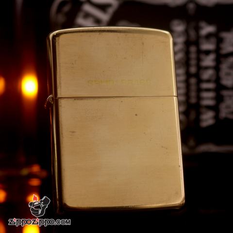 Zippo chu niên 1932-1989 đồng khối solid brass ROTHMANS ROUND THE WORLD