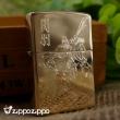 zippo đồng khắc quan công cưỡi ngựa