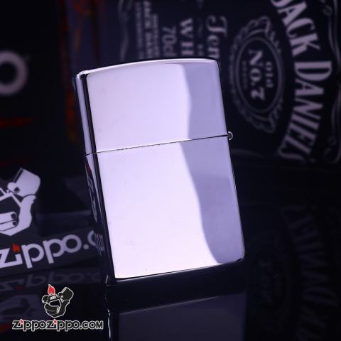 Zippo màu bạc khắc hình trống đồng