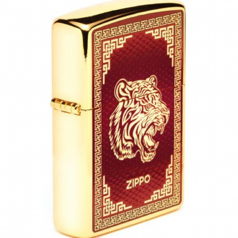 Zippo CZA-2-25  - Zippo  Nhâm Dần 2022  Phiên Bản Giới Hạn Dành Riêng  Châu Á Hổ Gầm