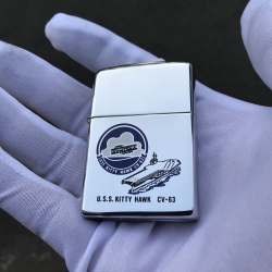 ZIPPO tàu chiến U.S.S KITTY HAWK CV-63 (cái) - Mã SP: ZPC3207 