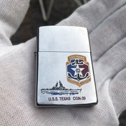 Zippo tàu chiến U.S.S TEXAS CGN-39 (cái) - Mã SP:  ZPC3206-3 