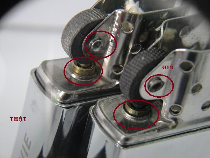 phân biệt Bật lửa zippo thật giả 1