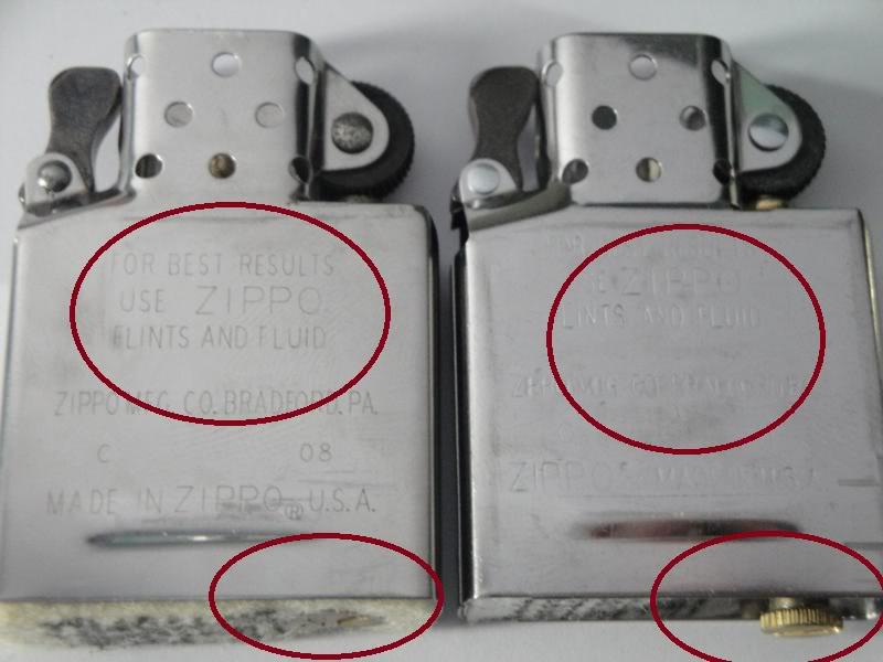 phân biệt Bật lửa zippo thật giả 4