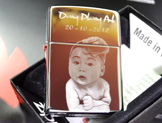 Khắc trên bật lửa zippo bật lửa zippo